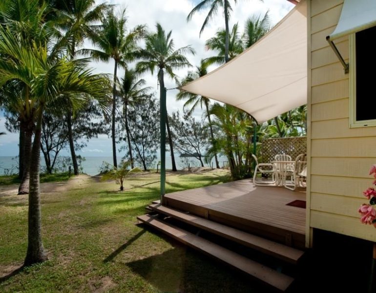 Two Bedroom Oceanfront Cabin (with King Singles)