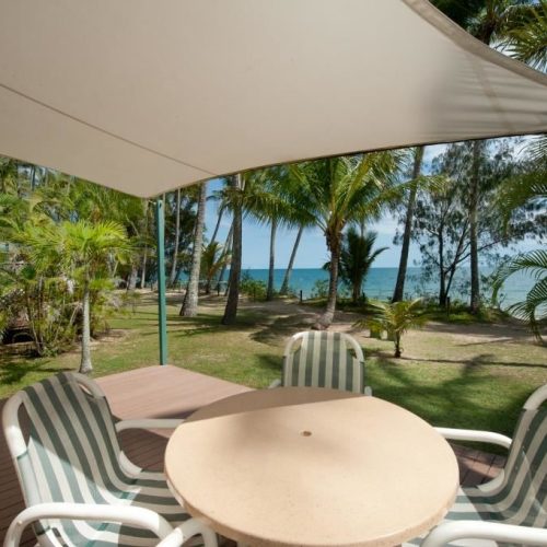 Two Bedroom Oceanfront Cabin (with King Singles)