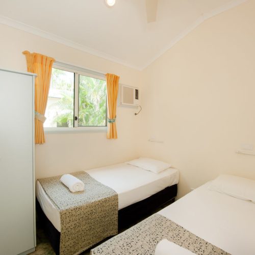 Two Bedroom Oceanfront Cabin (with King Singles)