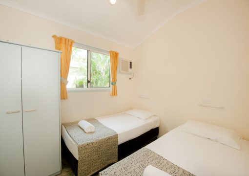 Two Bedroom Oceanfront Cabin (with King Singles)